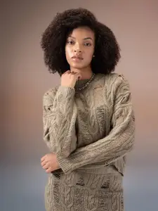 DeFacto Cable Knit Pullover