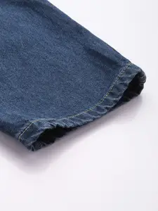 The Roadster Life Co. Men Pure Cotton Loose Fit Cargo Light Fade Jeans