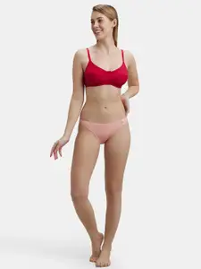 Jockey Wirefree Non Padded Super Combed Cotton Stretch Full Coverage Everyday Bra-1615