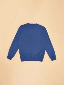 YU by Pantaloons Boys Graphic Printed Round Neck Long Sleeves Pullover Sweatshirt