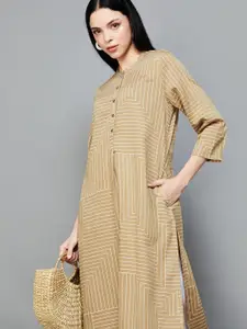 Melange by Lifestyle Geometric Printed Straight Kurta