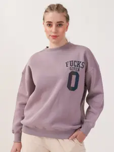 MKH Typographic Printed Dry Fit Pullover Sweatshirt