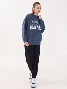 MKH Typographic Printed Dry Fit Pullover Sweatshirt