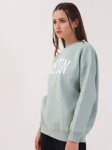 MKH Typographic Printed Dry Fit Pullover Sweatshirt