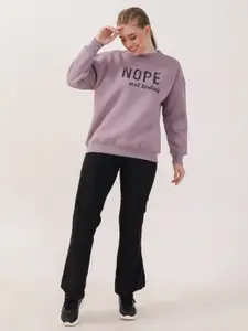 MKH Typographic Printed Dry Fit Pullover Sweatshirt