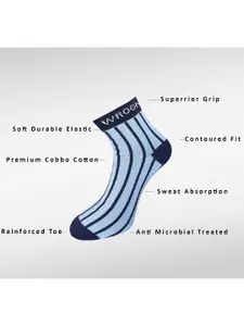 WROGN Men Pack Of 3 Patterned Ankle-Length Socks