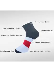 WROGN Men Pack Of 3 Colour-Blocked Socks