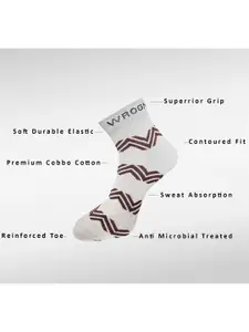 WROGN Men Pack Of 3 Patterned Ankle-Length Socks