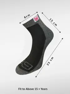 WROGN Men Pack Of 3 Patterned Ankle-Length Socks