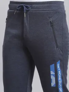 Monte Carlo Men Printed Mid-Rise Cotton Track Pants