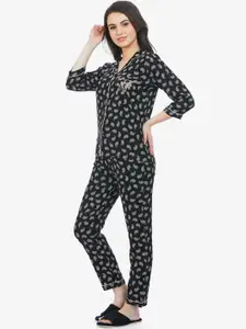 MAYSIXTY Ethnic Motifs Printed Night suit