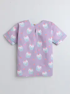 BAESD Conversational Printed Pure Cotton Night Suit