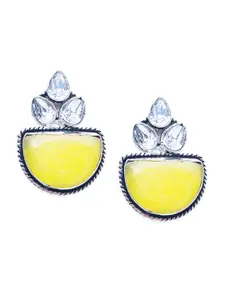 Binnis Wardrobe Silver-Plated Beaded Studs Earrings