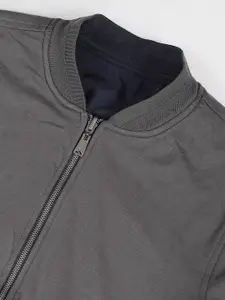 Arrow Sport Reversible Stand Collar Bomber Jacket