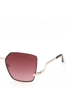 GUESS Women Butterfly Sunglasses With UV Protected Lens GUS78146271TSG