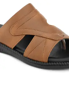 The Roadster Lifestyle Co. Men Textured Comfort Sandals