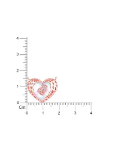 GIVA Rose Gold Plated 925 Sterling Silver Necklace