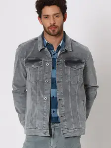 Mufti Spread Collar Corduroy Trucker Jacket