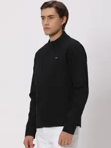 Mufti Stand Collar Long Sleeves Tailored Jacket