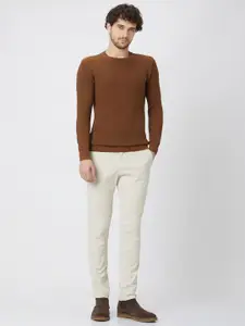 Mufti Long Sleeves Pure Cotton Pullover