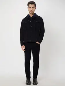 Mufti Spread Collar Cotton Denim Jacket