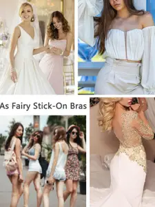 FIMBUL Strapless Comfortable Sticky Bra