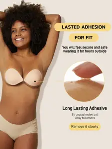 FIMBUL Reusable Self-Adhesive Stick-On Push-Up Bra