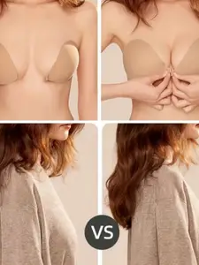 FIMBUL Reusable Self-Adhesive Stick-On Push-Up Bra