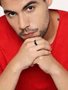 OOMPH Men Set Of 2 Finger Rings