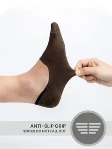 Supersox Men Pack Of 4 Anti Slip Pure Cotton Shoe Liner Socks