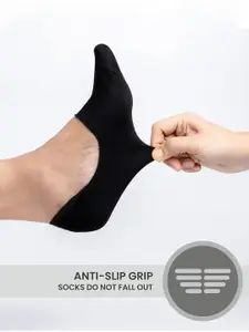 Supersox Men Pack Of 4 Anti Slip Pure Cotton Shoe Liners