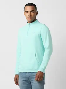 Peter England Casuals Men Blue Sweatshirt