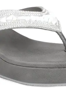 Inc 5 Embellished Ethnic Wedge Heels