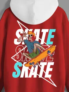 BAESD Boys Graphic Printed Hooded Fleece Sweatshirt