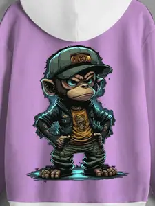 BAESD Boys Graphic Printed Hooded Fleece Sweatshirt