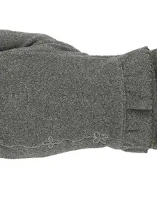FabSeasons Warm Winter Acrylic Faux Fur Gloves