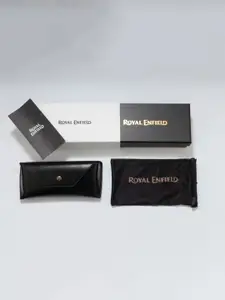 Royal Enfield Men Lens & Square Sunglasses With UV Protected Lens
