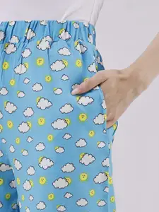 Soie Women Printed Lounge Pants