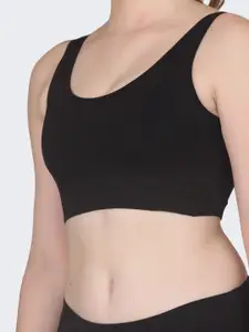 POOJA RAGENEE Pack Of 2 Seamless Full Coverage Cotton Workout Bra With All Day Comfort