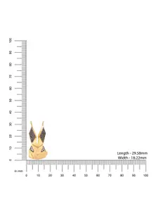 Kicky And Perky 925 Sterling Silver Gold Plated Stone Studded Rabbit Pendant With Chain