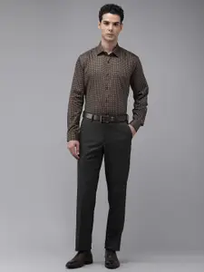 Van Heusen Pure CottonCustom Opaque Printed Formal Shirt