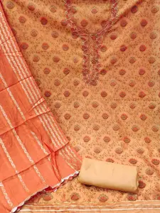 KALINI Floral Printed Unstitched Dress Material