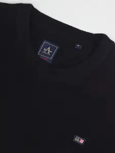 Arrow Sport Round Neck Long Sleeves Pullover Sweater