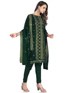 MANVAA Ethnic Motifs Embroidered Unstitched Dress Material