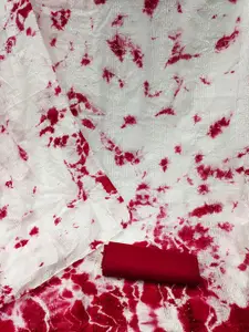 MANVAA Tie & Dyed Unstitched Dress Material