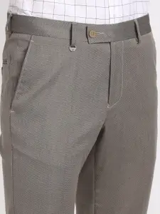 Turtle Men Smart Slim Fit Formal Trousers