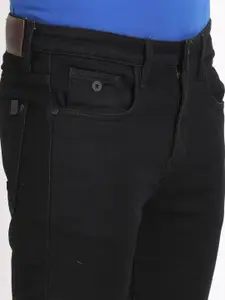 Turtle Men Tapered Fit Narrow Clean Look Cotton Jeans