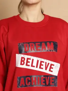 MACK JONNEY Pack Of 2 Printed Round Neck Fleece Longline Pullover Sweatshirt