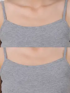 Texco Pack Of 2 Non Padded Cotton Camisoles