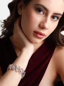 DressBerry Silver-Plated Elasticated Bracelet